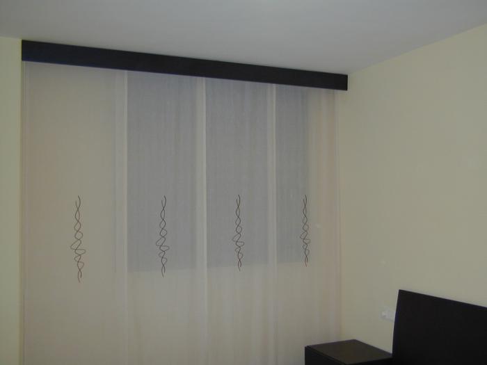 cortinas panel japonés