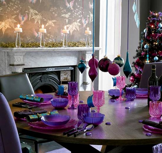 decoración de mesas en navidad