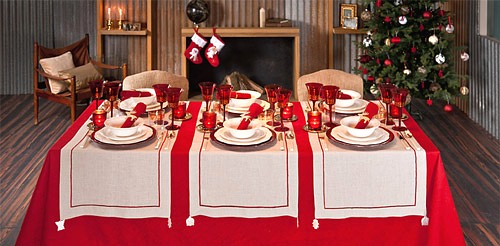 decorar mesas en navidad y año nuevo