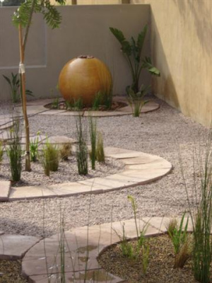 diseño jardin minimalista