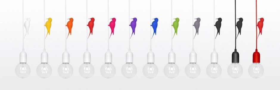 diseños luminarias coloridas