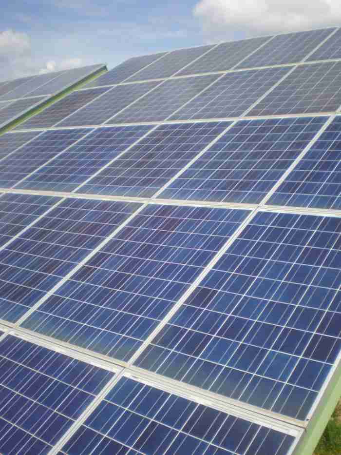 energía con paneles solares