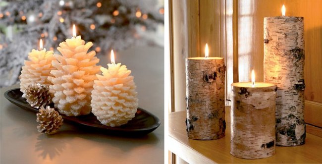 crear efectos con velas en navidad