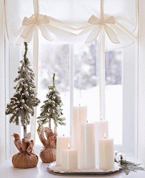 ideas de Navidad . decorar con velas